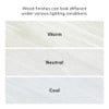 Rockport Distressed White Dining Table with Bench Different Lighting Finish Detail