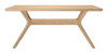 Ducati Natural Modern Dining Table Front View