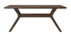Ducati Walnut Modern Dining Table Front View