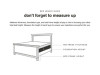 Ashley bed height guide