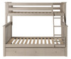 Inez Sand Twin over Full Bunk Bed shown with Optional Storage Trundle Front View