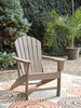 Sundown Treasure Adirondack Chair Driftwood Lifestyle - Ashley Furniture