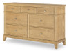 Harper Valley Natural 7 Drawer Dresser
