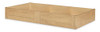 Harper Valley Natural Optional Twin Storage Trundle shown with Dividers