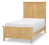 Harper Valley Natural Twin Panel Bed