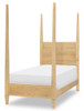 Harper Valley Natural Twin Four Poster Bed
