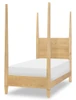 Harper Valley Natural Twin Four Poster Bed