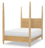 Harper Valley Natural Full Size Four Poster Bed