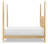Harper Valley Natural Four Poster Bed Side View