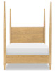 Harper Valley Natural Full Size Four Poster Bed End View