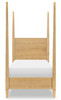 Harper Valley Natural Twin Four Poster Bed End View