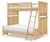 Harper Valley Natural Twin over Full Bunk Bed