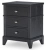 Crossroads Black Nightstand with Drawers