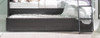 Crossroads Black Optional Twin Storage Trundle shown with Mattress Room