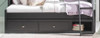 Crossroads Black Optional Under Bed Storage Drawers Room Crossroads Black Optional Under Bed Storage Drawers Room
