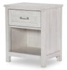 Jordan Whitewash Nightstand with Drawer