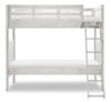 Jordan Whitewash Twin Bunk Beds Front View