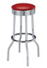 Boom Boom Room Retro Pub Red Stools