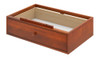 Melrose Chestnut Optional Single Under Bed Storage Drawer Angled View Melrose Chestnut Optional Single Under Bed Storage Drawer Angled View