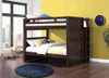 Bellamy Full Size Bunk Beds-Espresso Finish Room