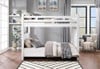 Bellamy Full Size Bunk Beds Front View-White Finish Room