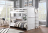 Bellamy Full Size Bunk Beds-White Finish Room