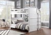 Bellamy Full Size Bunk Beds-White Finish Room