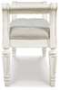 Realyn - Accent Bench - Antique White