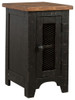 Valebeck - Chair Side End Table - Black / Brown