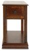 Breegin - Chair Side End Table - Removable Tray - Brown