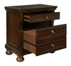 Porter - Two Drawer Night Stand - Dark Brown