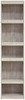 Willowton - Pier - 4 Shelves - Whitewash