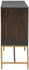 Elinmore - Accent Cabinet - Brown / Gold Finish