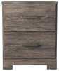Ralinksi - Two Drawer Night Stand - Gray