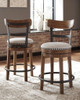 Valebeck - Full Back Swivel Stool