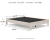 Socalle - Platform Bed