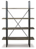 Gilesgrove - Bookcase - Black / Gray