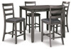 Bridson - Square Counter TBL Set (Set of 5) - Gray