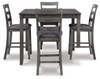 Bridson - Square Counter TBL Set (Set of 5) - Gray