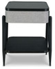 Jorvalee - Accent Table with Speaker - Gray / Black