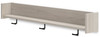 Socalle - Wall Mounted Coat Rack w/Shelf - Light Natural