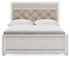 Altyra - Queen Panel Bed With Roll Slats - White