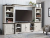 Havalance - 4 Pc. - Entertainment Center - 67" TV Stand - Brown / Beige