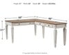 Realyn 2-Piece Home Office Desk