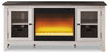 Dorrinson - TV Stand With Fireplace Insert