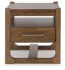 Cabalynn - Square End Table - Light Brown