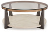 Frazwa - Round Cocktail Table - Multi