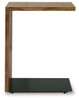 Wimshaw - Accent Table - Brown / Black