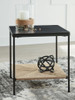 Minrich - Accent Table - Black / Natural