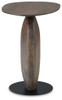 Cormmet - Accent Table - Brown / Black